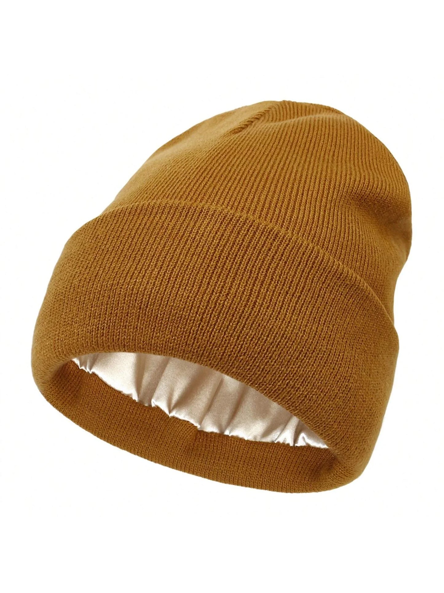 Bonnet d'hiver avec intérieur en satin